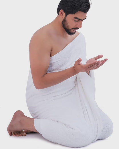 Tenue Ihram Homme pour Hajj et Omra 2 pieces